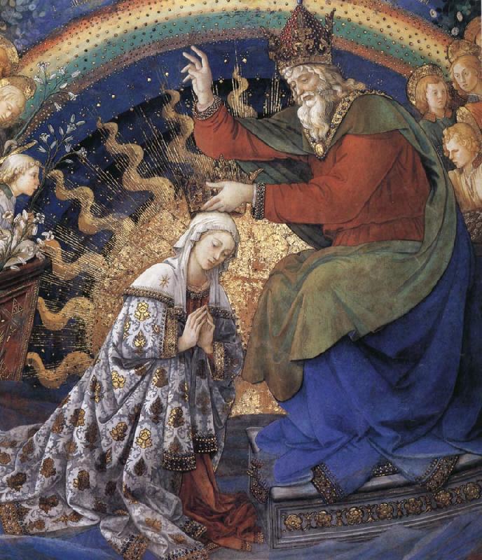 Fra Filippo Lippi Details of The Coronation of the Virgin Spain oil painting art